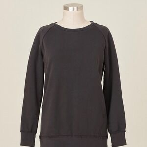 Sol Angeles x Anthropologie Sweatshirt Womens Small Gray‎ Raglan Pullover